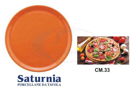 Saturnia Piatto Pizza Napoli: L'Autentica Pizza Italiana A Casa Tua, Con Stile E Colore Tradizionale Saturnia