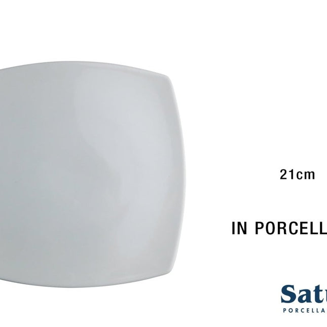 PIATTO FRUTTA QUADRATO DIMENSIONE CM.21X21 - Tutto Tutto Meno Meno