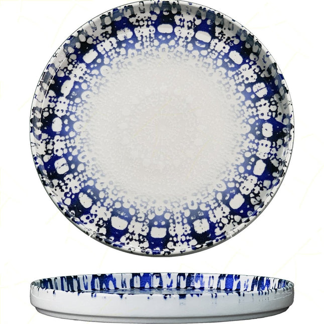 Piatto Oslo Piano Cm.28 Alchimia Blu - Tutto Tutto Meno Meno