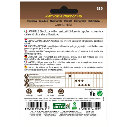 Semi Camomilla Extra Sementi Dotto