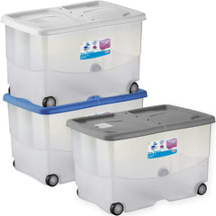 Contenitore Plastica Stefanbox Vasco Storage Box Per Giocattoli Cambio Stagione Stefanplast