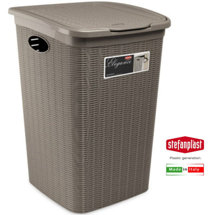 Portabiancheria Elegance Lt.50 Tortora Stefanplast-8003507300514
