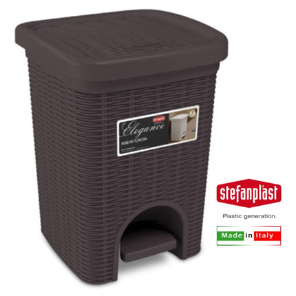 Pattumiera Da Bagno Elegance Lt.6 Moka Stefanplast-8003507301023