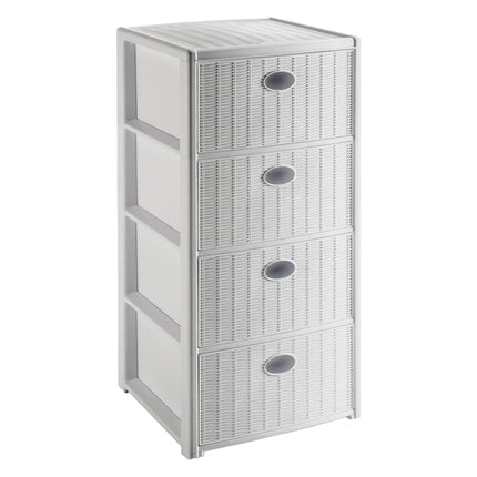 Stefanplast Cassettiera Elegance 3 E 4 Cassetti Design Slim Per Lavanderia E Balcone