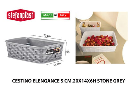 Stefanplast Cestino Elegance In Varie Misure E Altezze, Design Raffinato Per Ogni Ambiente Stefanplast