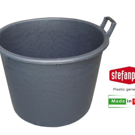 Mastello 2 Manici D.55 Nero Bordo Tondo-8003507335516