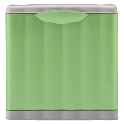 Stefanplast Pattumiera Differenziata Modulare Amica Eco Space 20L | Armadio Verticale Salvaspazio ad Apertura Frontale | Secchio Interno Estraibile Componibile Verde Primavera Stefanplast