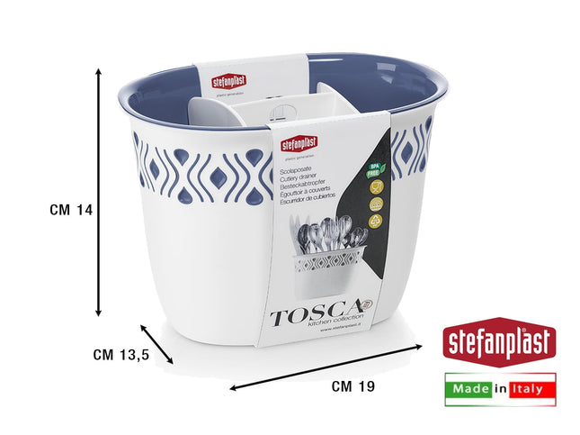 Stefanplast Scolaposate Tosca Cm.19,5X13,5X14H In Vari Colori E Finiture Eleganti Stefanplast