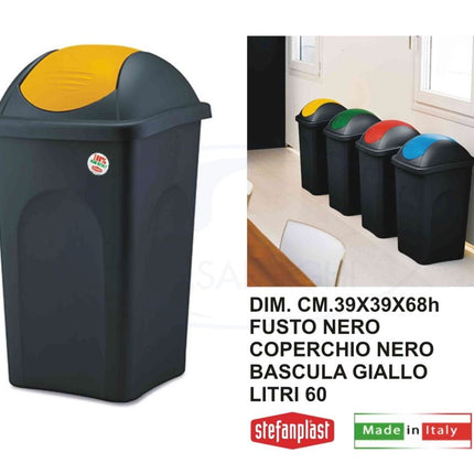 Stefanplast Pattumiera Basculante Elegance E Standard In Vari Modelli E Dimensioni Disponibili Stefanplast