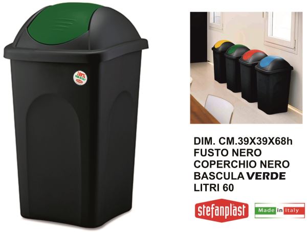 Stefanplast Pattumiera Basculante Elegance E Standard In Vari Modelli E Dimensioni Disponibili