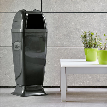 CESTINO DIABLO CON POSACENERE ANTRACITE Stefanplast