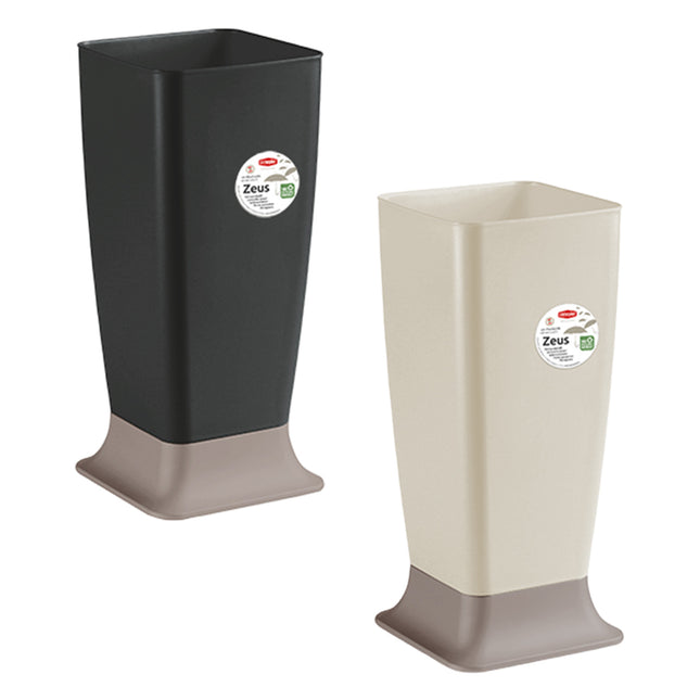 Portaombrelli Zeus Stefanplast 25x25x55 cm Made in Italy Base Inclusa Stefanplast