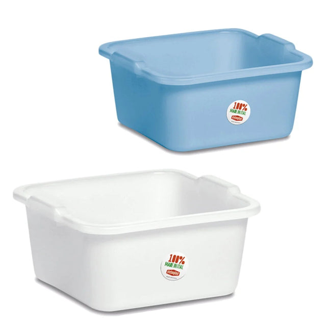 Stefanplast Bacinella Quadra Pe Per Uso Vario, Design Pratico E Funzionale In Diverse Dimensioni Stefanplast