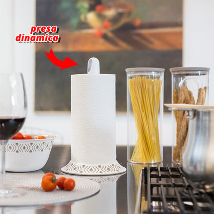 Stefanplast Tosca Set 3 Pezzi: Organizzatore Angolo Caffè | Portarotolo, Portabicchieri e Portatovaglioli | Design Made in Italy - 3 Varianti Colore Stefanplast