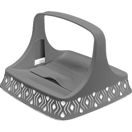 Stefanplast Portatovaglioli Orizzontale Tosca Design Moderno Per Tavolo E Ristorazione Stone Grey Bianco Stefanplast