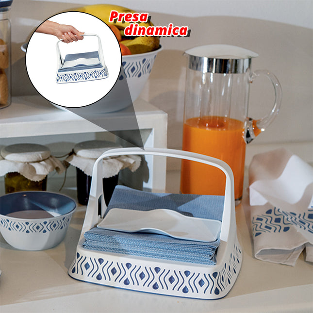 Stefanplast Portatovaglioli Orizzontale Tosca Design Moderno Per Tavolo E Ristorazione Stefanplast