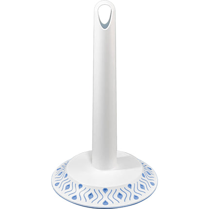 Stefanplast Portarotolo Da Cucina Tosca In Plastica Per Panno Carta Scottex Supporto Reggicarta Blu Stefanplast