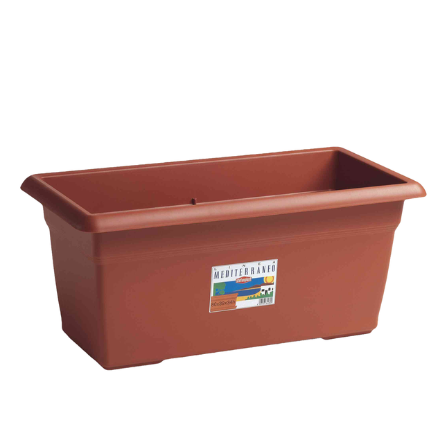 Stefanplast Fioriera Mediterraneo In Terracotta Per Esterni, Capacità 35L/60L/110L, Design Classico