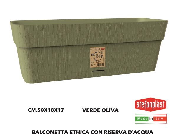 Balconetta Ethica Cm.50 Verde Oliva