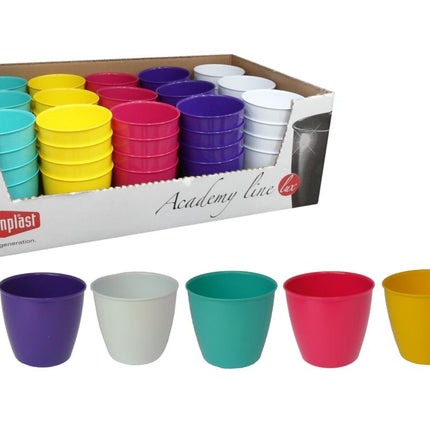 Vaso Academy Lux Round D.11X10H 5 Mix Color 1 Pz-8003507751019
