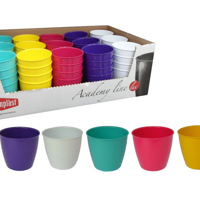 Vaso Academy Lux Round D.11X10H 5 Mix Color 1 Pz-8003507751019