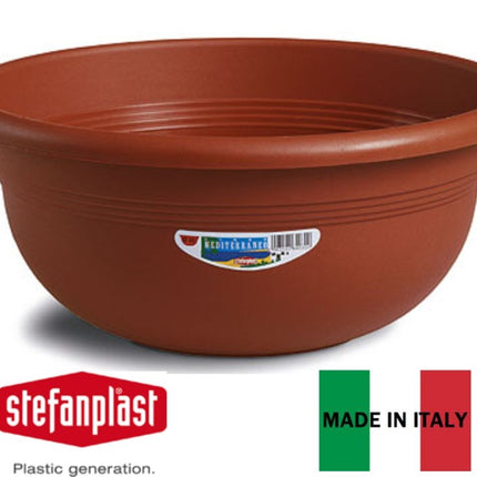 Stefanplast Vaso Ciotola Mediterranea In Plastica Terracotta Per Piante E Fiori Stefanplast