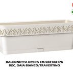 Bianco/Travertino / cm.50