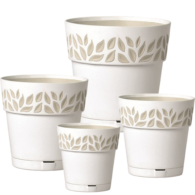 Stefanplast Vaso Opera Cloe Con Riserva D’Acqua Per Esterno E Interno In Design Elegante