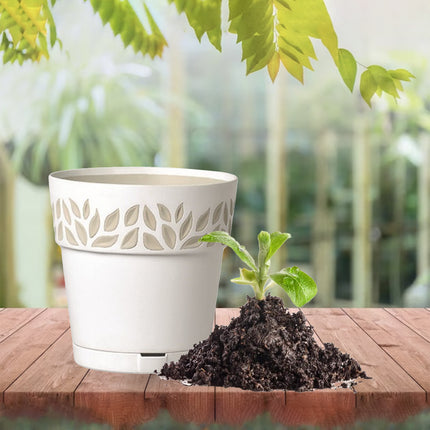 Stefanplast Vaso Opera Cloe Con Riserva D’Acqua Per Esterno E Interno In Design Elegante