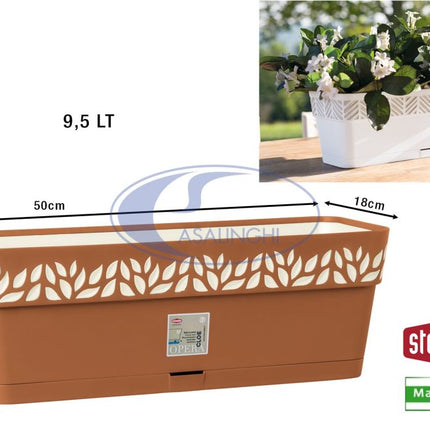 Stefanplast Balconetta Opera Con Decoro Cloe In Misure Cm.50X18X17H E Finiture Eleganti Stefanplast