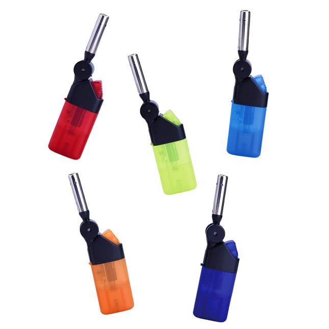 Box 20 Accendini Mini Stab Foldable - Ricaricabili e Pieghevoli - 5 Colori Mix Polyflame
