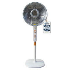 Stufa DCG Carbon Crystal 900W — Oscillante, Sicuro, Riscaldamento Rapido | SA9660N (Tavolo) / SA9680 (Colonna) DCG