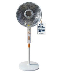 Stufa DCG Carbon Crystal 900W — Oscillante, Sicuro, Riscaldamento Rapido | SA9660N (Tavolo) / SA9680 (Colonna) DCG