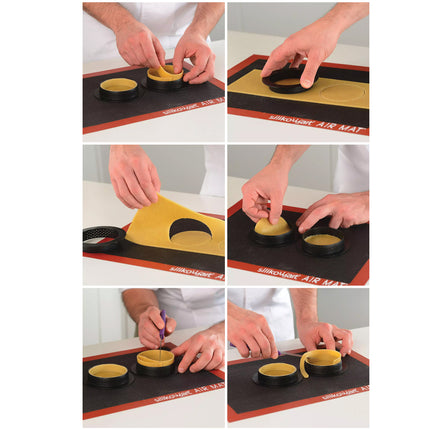 Silikomart Air Mat Tappetino in Silicone Microforato con Fibra di Vetro 58,3x38,4 cm – BPA Free, Made in Italy, Forno Freezer Lavastoviglie (-60°C/+230°C) Silikomart