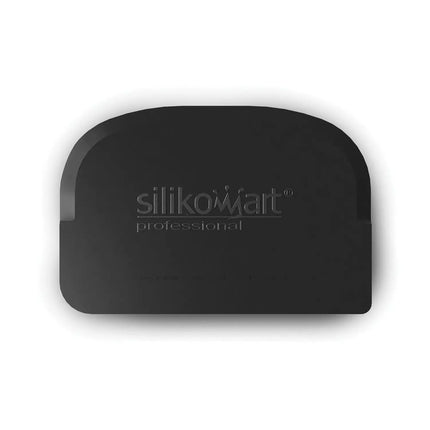 Silikomart x10 Raschietto Tarocco Dough Scraper per Impasti Nero | 14.5 x 9.7 x 2h cm Silikomart