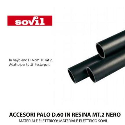 Accessori Palo D.60 In Resina Mt.2