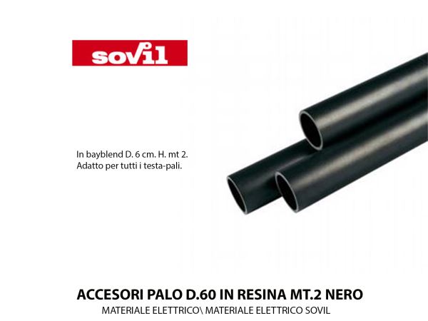 Accessori Palo D.60 In Resina Mt.2