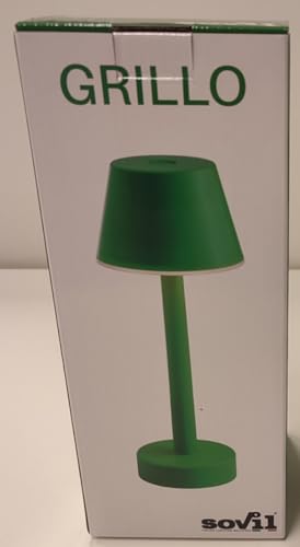 Sovil Lampada Da Tavolo Led Ricaricabile Grillo 3W 3000K Verde - 9790104