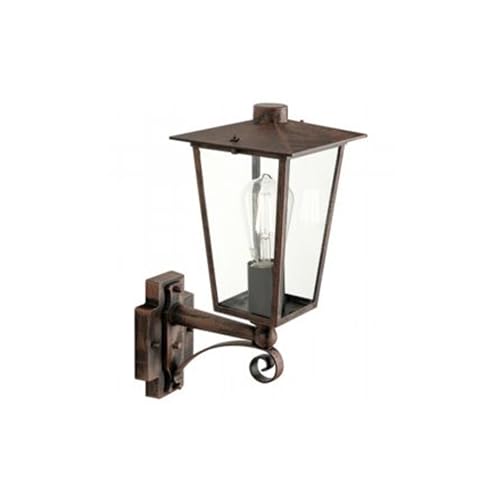 Sovil Lampada Mode Ribot Applique Contemporanea in Alluminio con 1 Luce E27 Ruggine Sovil