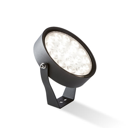Ciak Faretto con Picchetto LED 15W, Grafite, Alluminio Pressofuso, 25°, IP65, 4000K, per Esterno Sovil