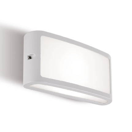 Applique LED da esterno 10W IP65 in Alluminio Pressofuso Bianco 4000K Sovil