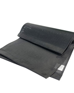 Telo di Ricambio per Dondolino/Sdraio 134 x 42 cm – Poliestere e PVC, Made in Italy, per Lettini e Sedute da Giardino Nero Stiliac