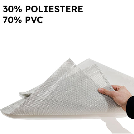 Telo di Ricambio per Dondolino/Sdraio 134 x 42 cm – Poliestere e PVC, Made in Italy, per Lettini e Sedute da Giardino Stiliac