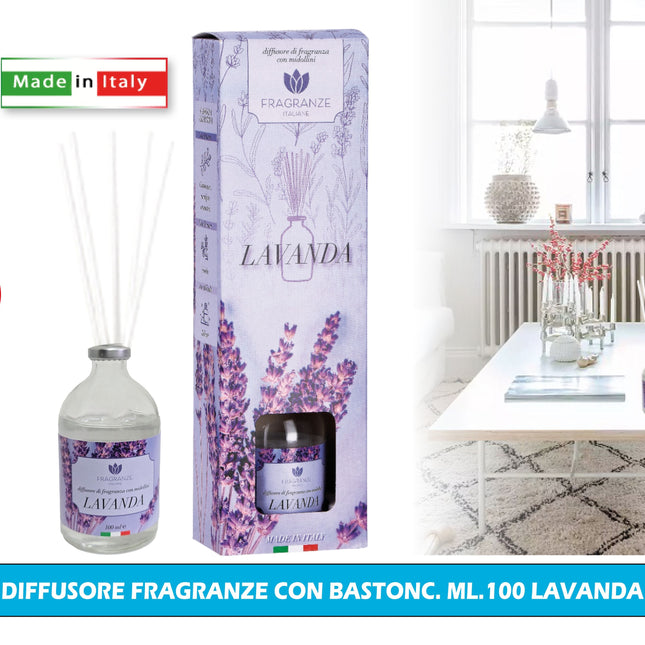 Diffusore Fragranze Con Bastonc. Ml.100 Lavanda Star