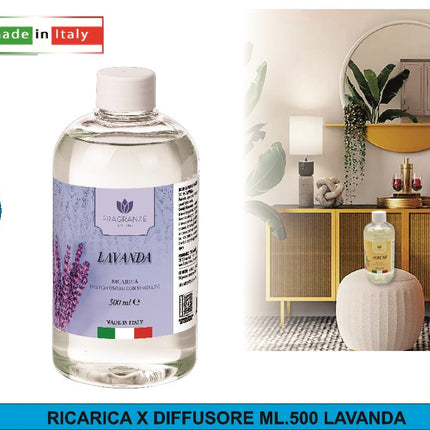 Ricarica X Diffusore Ml.500 Lavanda Star