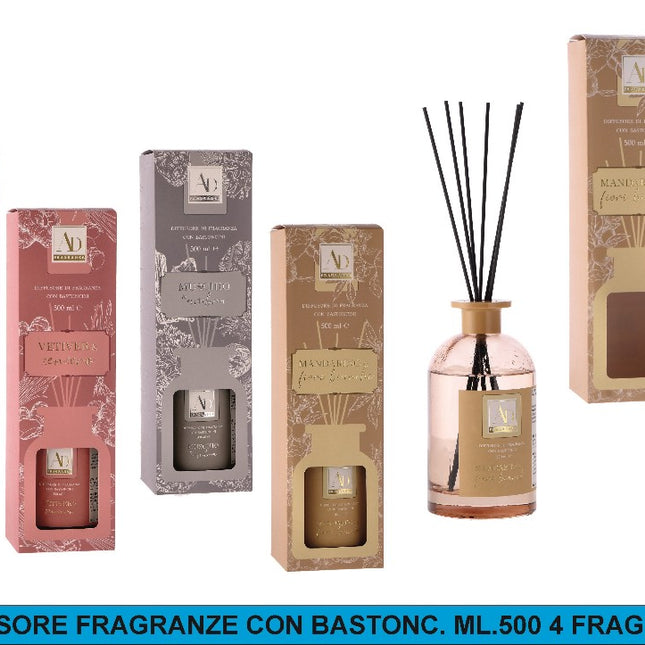 Diffusore Fragranze Con Bastonc. Ml.500 4 Fragranze Star