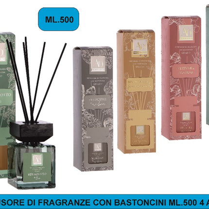 Diffusore Fragranze Con Bastonc. Ml.500 4 Fragranze Star