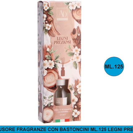 Diffusore Fragranze Con Bastonc. Ml.125 Legni Preziosi Star