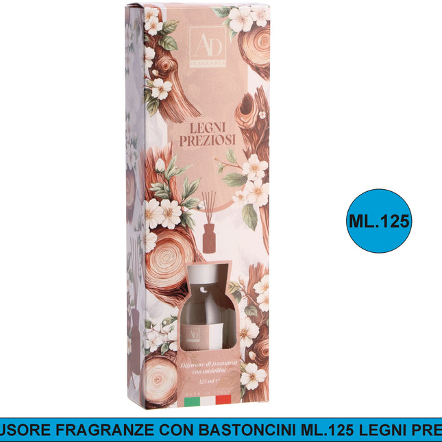 Diffusore Fragranze Con Bastonc. Ml.125 Legni Preziosi Star
