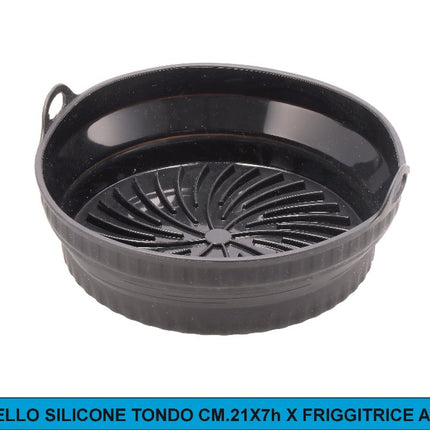 Cestello Silicone Tondo Cm.21X7H X Friggitrice Ad Aria Star